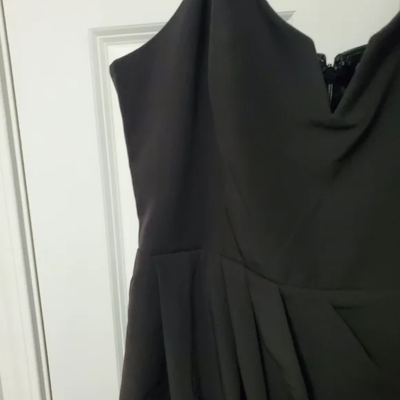 City Chic Sassy V Dress Black Size 18 NWT - Picture 15 of 16